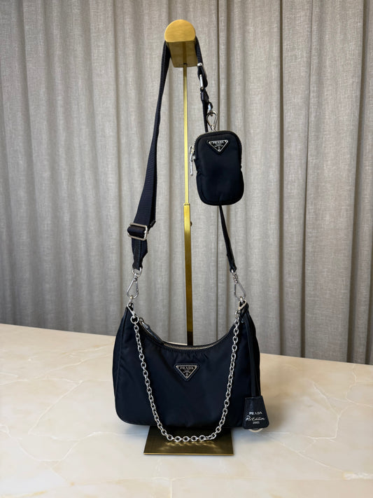 Prada Re-Edition 2005 black Re-Nylon bag