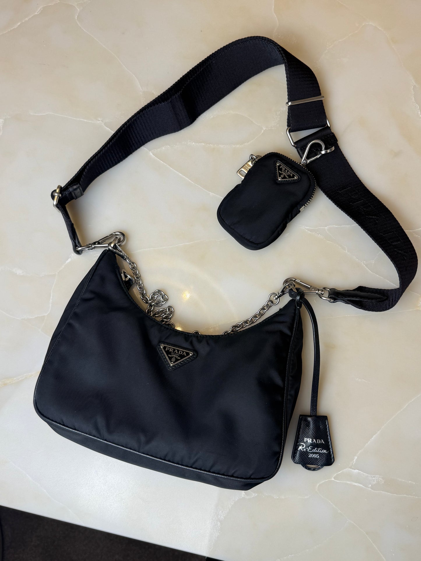 Prada Re-Edition 2005 black Re-Nylon bag