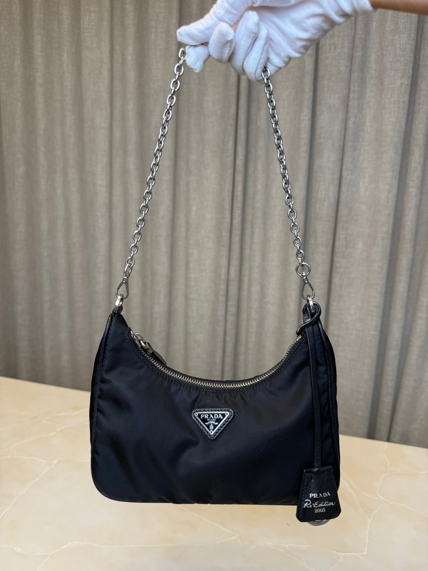 Prada Re-Edition 2005 black Re-Nylon bag