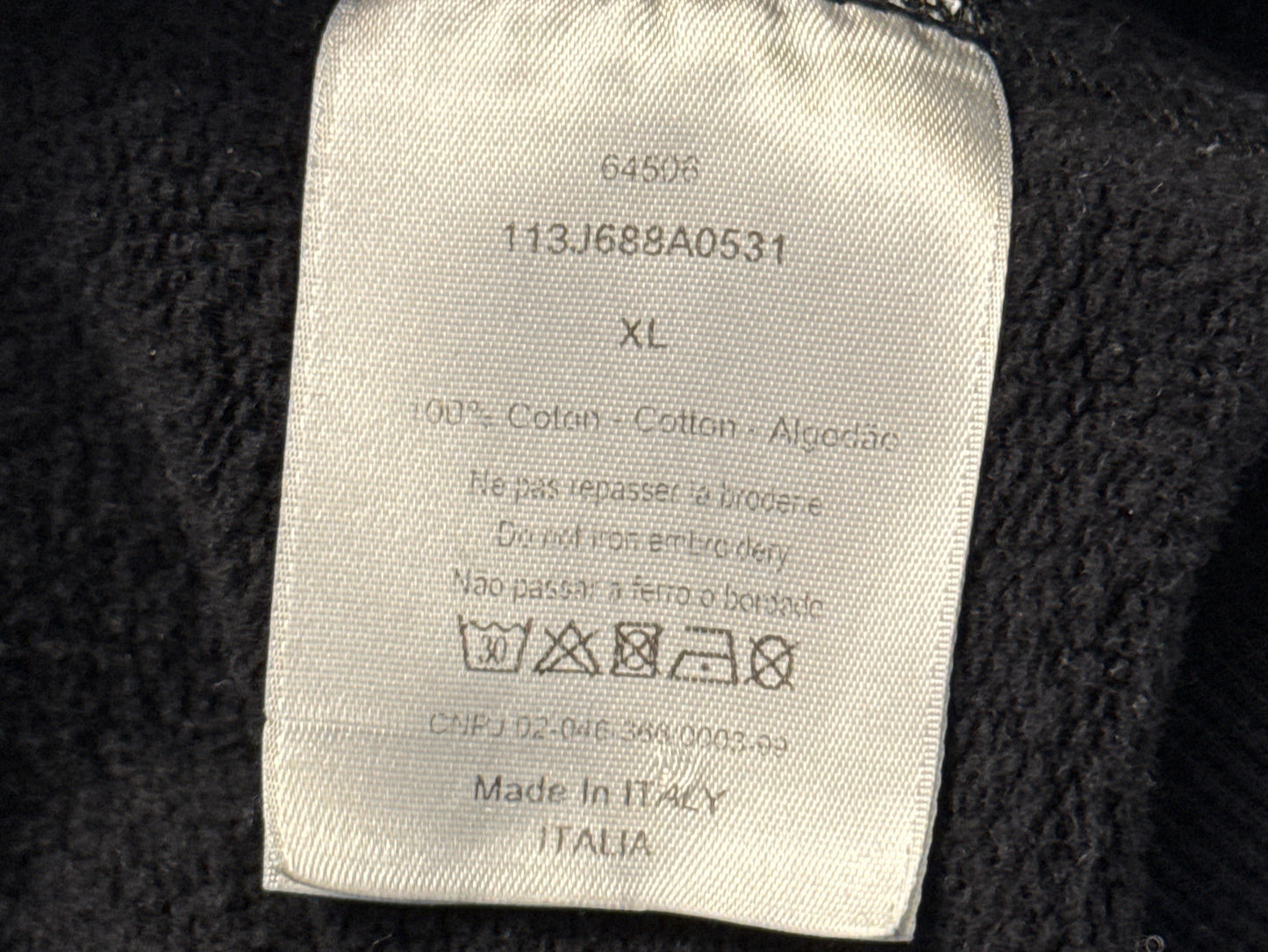 Dior Floral Logo Embroidered Hoodie