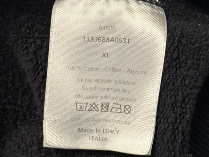 Dior Floral Logo Embroidered Hoodie