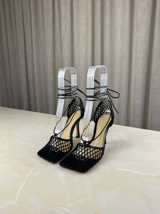 Bottega Veneta Stretch Lace Up Sandal Size 38