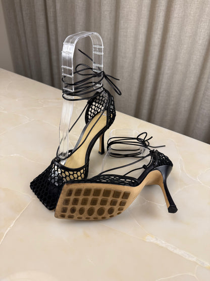 Bottega Veneta Stretch Lace Up Sandal Size 38