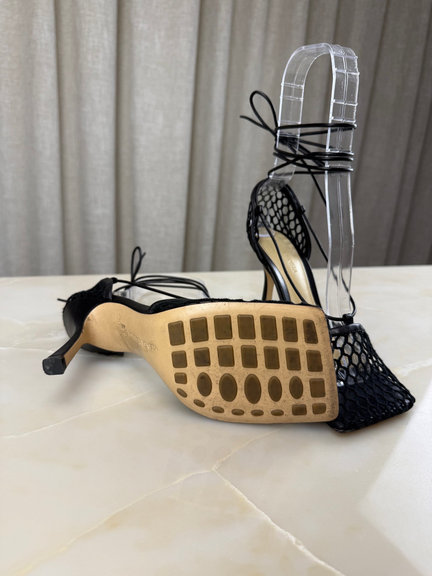 Bottega Veneta Stretch Lace Up Sandal Size 38