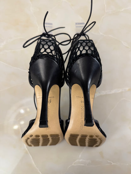 Bottega Veneta Stretch Lace Up Sandal Size 38