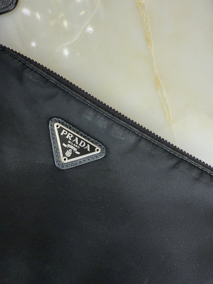 Prada 2005 Re-Edition Tessuto Pochette Shoulder Bag