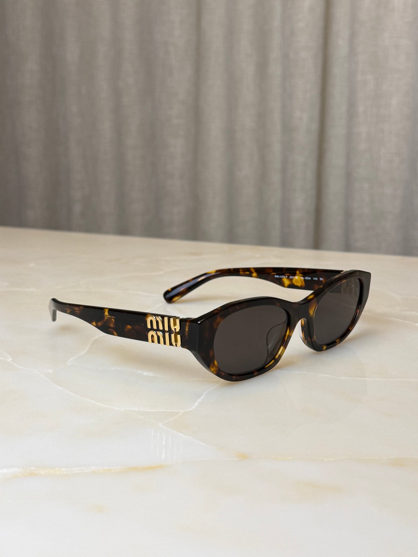 Miu Miu Tortoise Shell Sunglasses A03S 14L60M