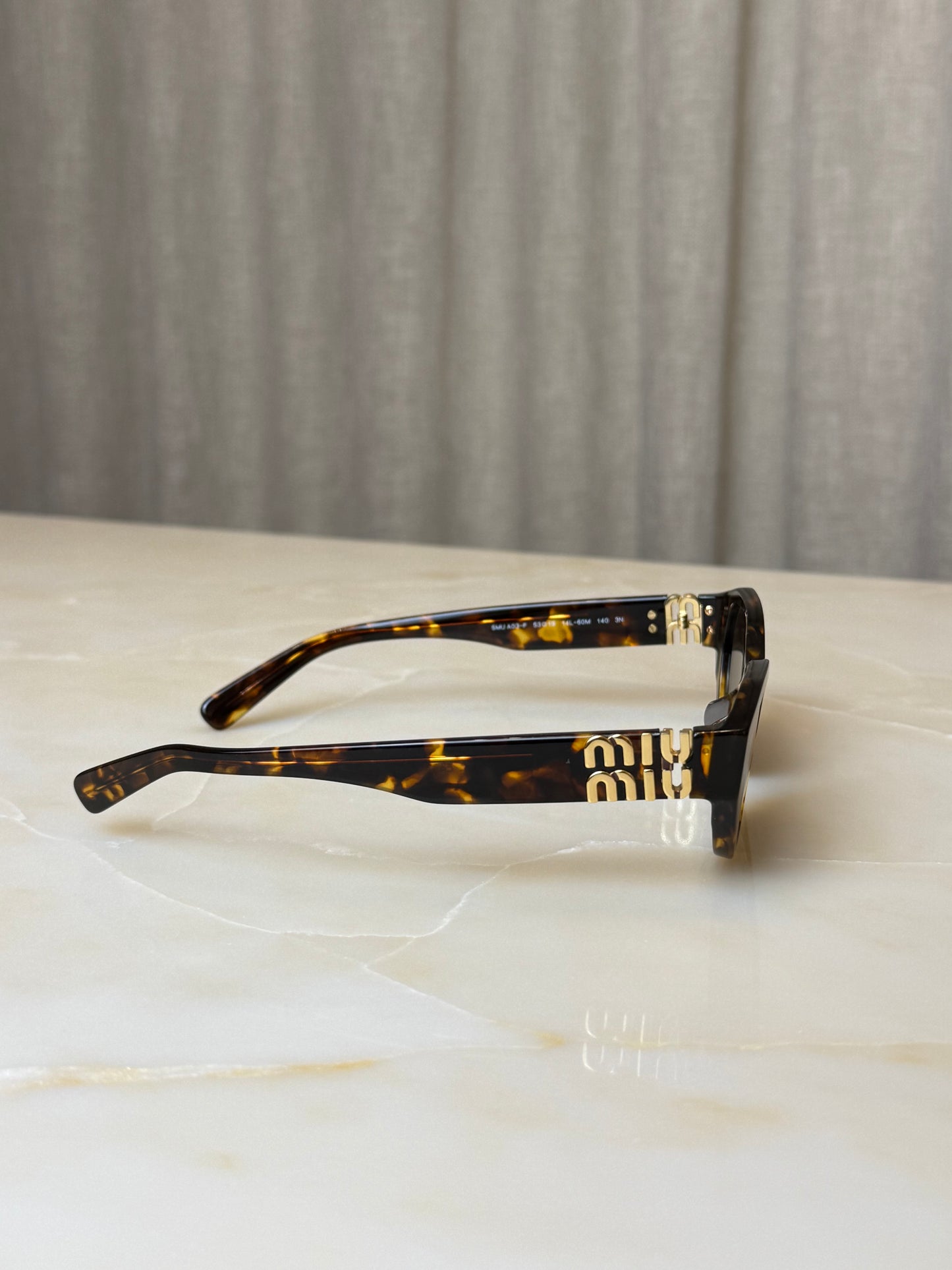 Miu Miu Tortoise Shell Sunglasses A03S 14L60M