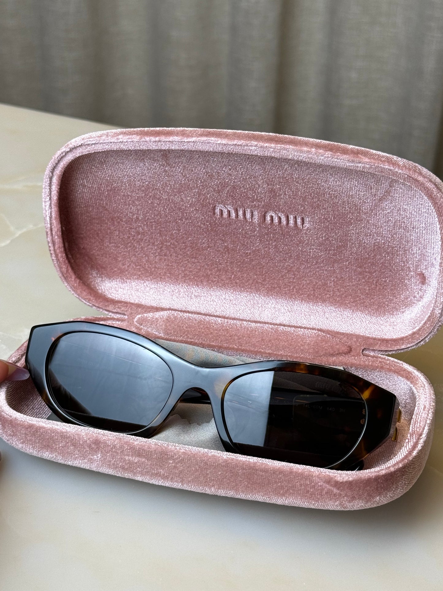 Miu Miu Tortoise Shell Sunglasses A03S 14L60M